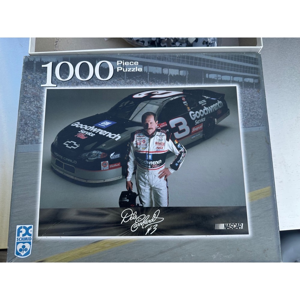 Dale Earnhardt Sr NASCAR 1000 Piece Puzzle FX Schmid #3 GM Goodwrench 81417